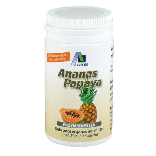 Ananas papaya capsule pz - papaya, 60