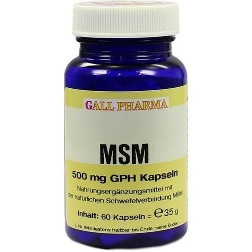 Msm 500 gph capsule 60 - 500, capsule,