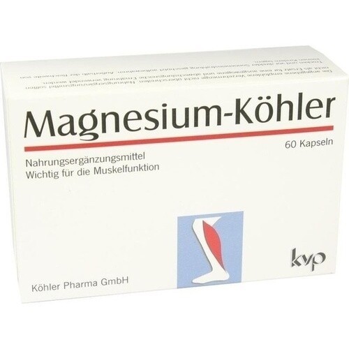 Magnesio köhler capsule 60 - kÖhler,